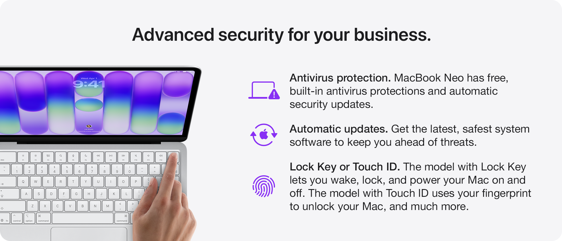 Advanced security for your business.