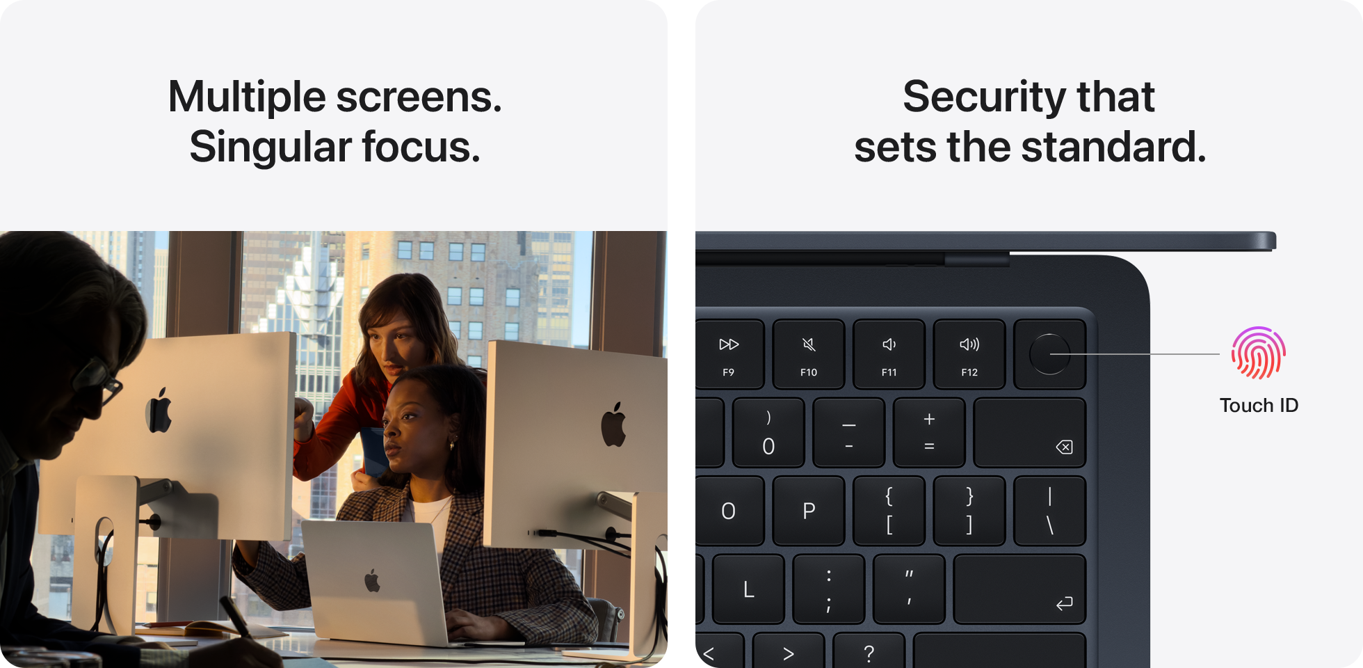 Multiple screens. Singular focus. Security that sets the standard.
