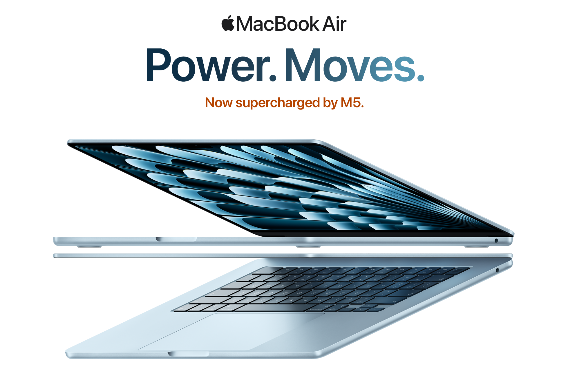 MacBook Air - Power.Moves. Now supercharged by M5.