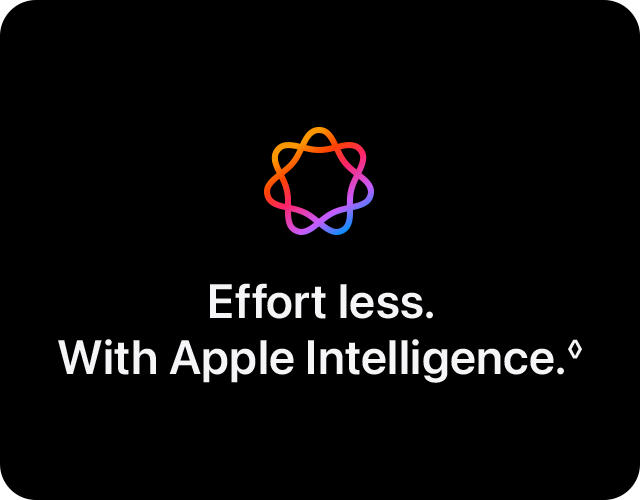 Apple Intelligence. Personal, private, powerful.◊
