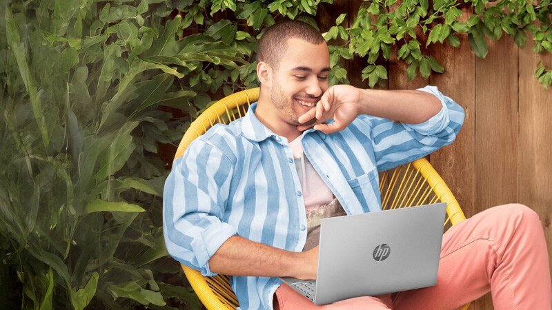 Man with laptop