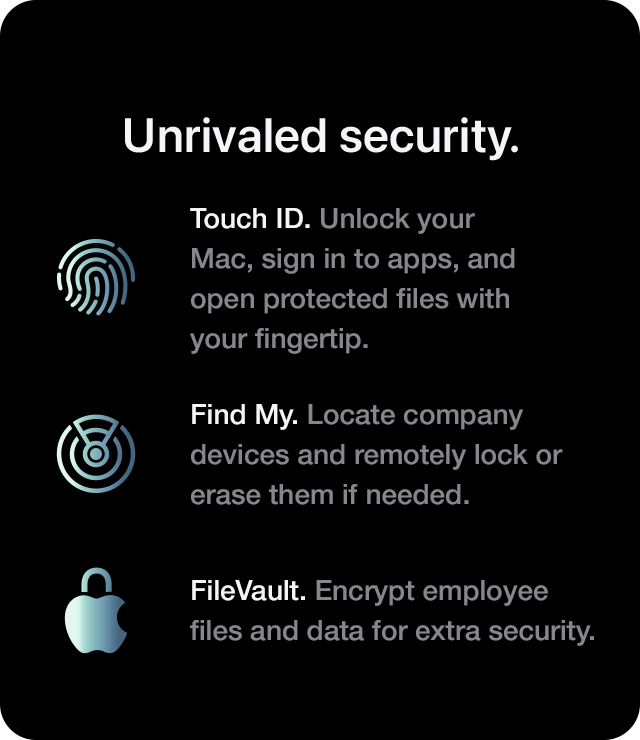 Unrivaled Security.