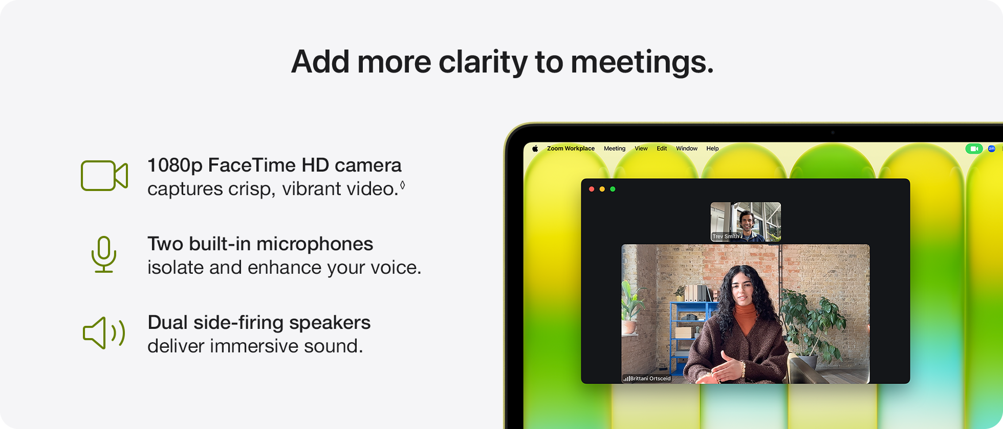 Add more clarity to meetings.