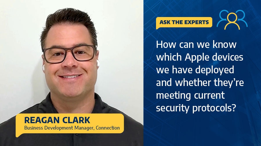 How can we ensure our Apple devices meet security compliance requirements for public and privately funded schools? - Video