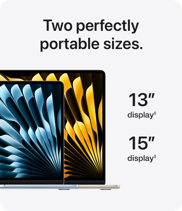 Two perfect sizes. Get it done with flying colors.